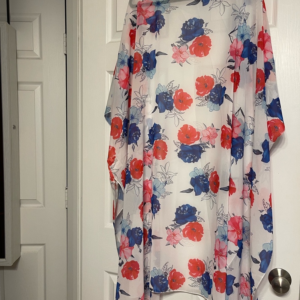 Floral Sheer Kimono